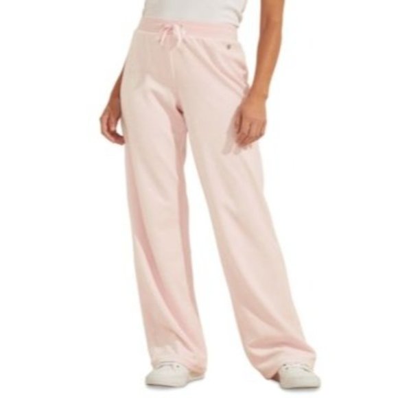 Guess Pants - GUESS Velour G-Charm Logo Sweatpants - Small